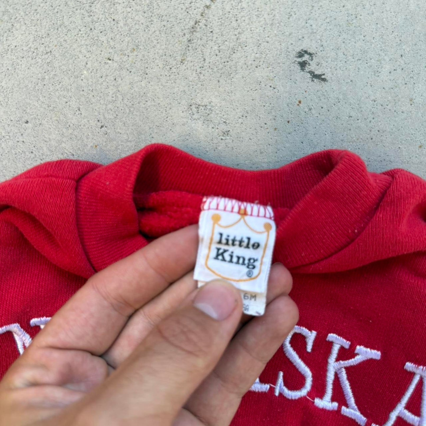 Vintage 90s Nebraska Huskers Sports Crewneck - Kids 3-6M