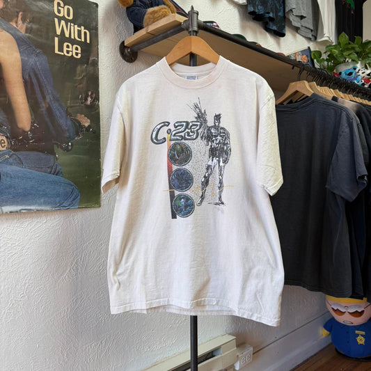 Vintage 90s C23 Trading Card Game T-Shirt - Large