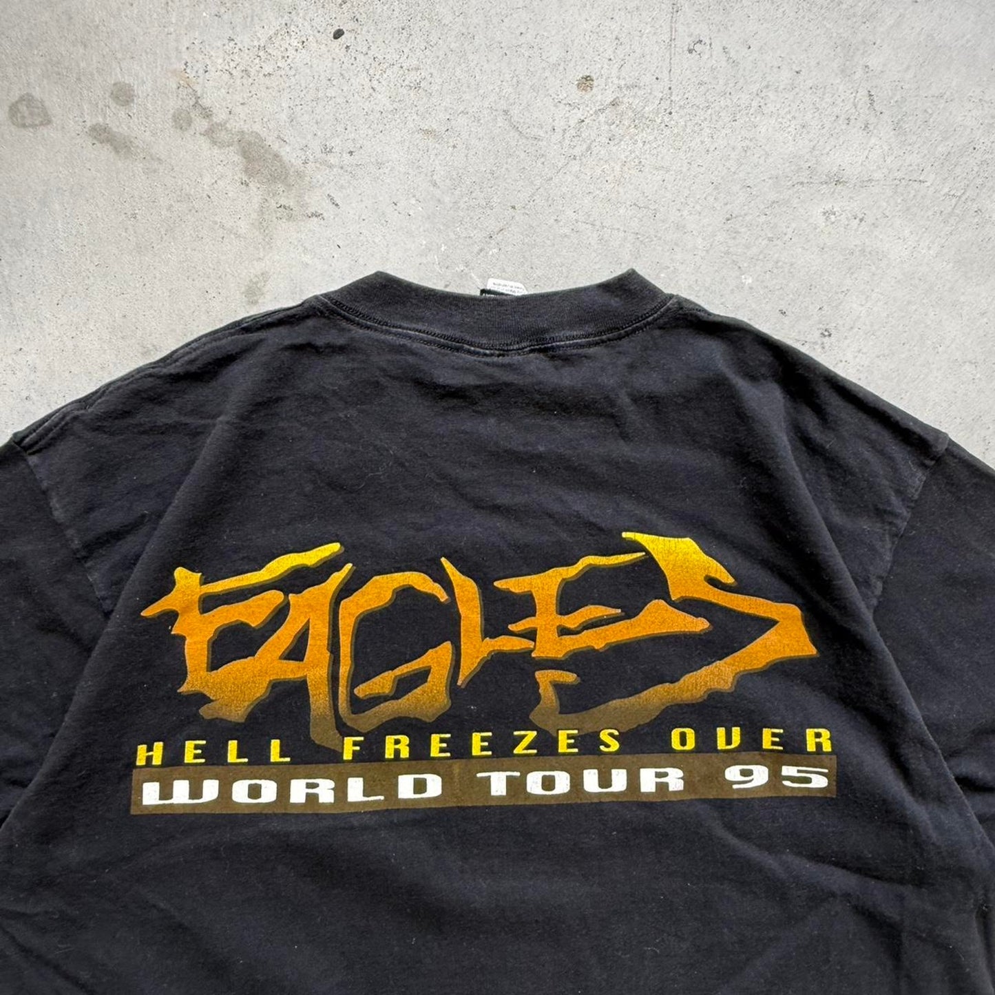 Vintage 90s Eagles Hell Freezes Over Band T-Shirt - X-Large