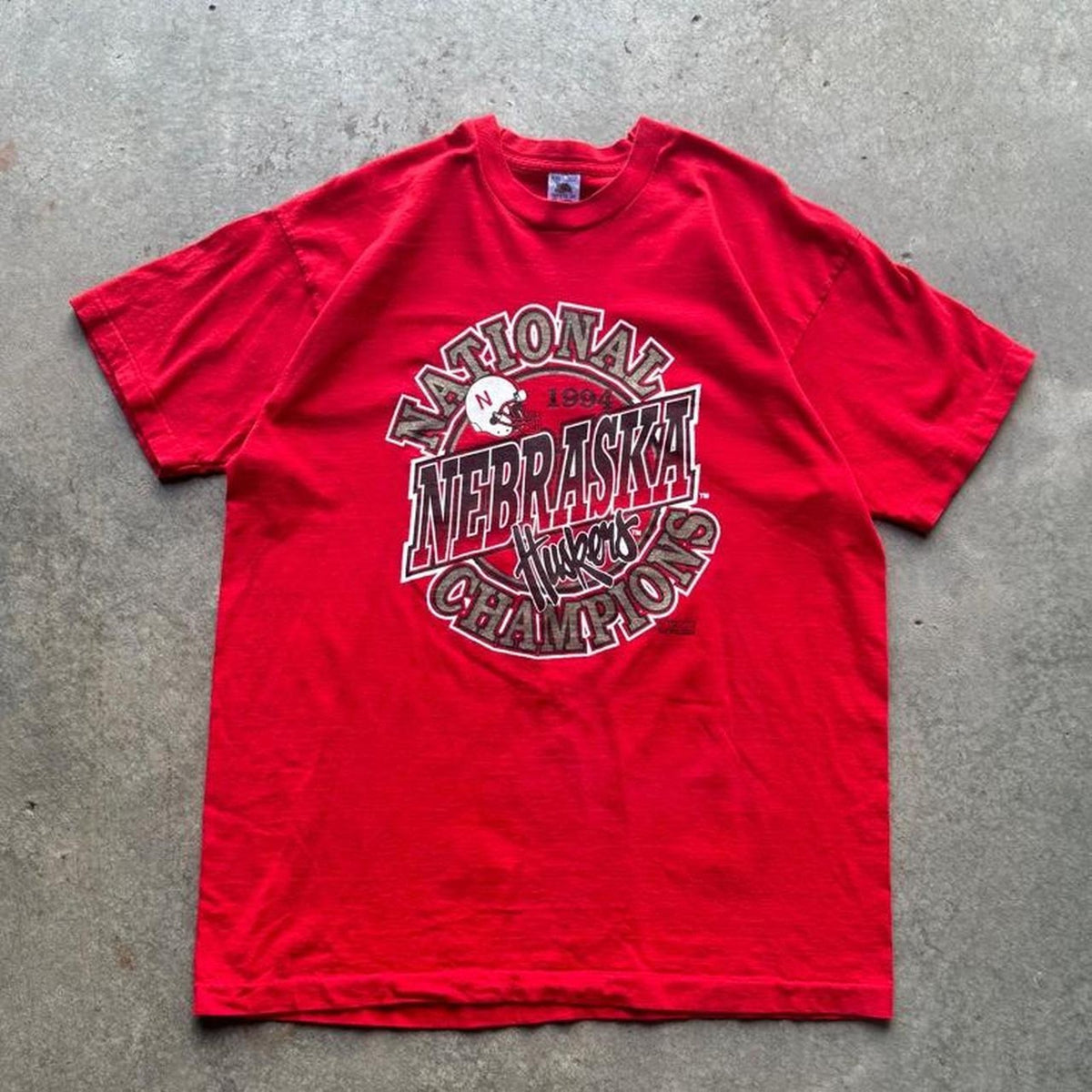 Vintage 1994 Nebraska Huskers Champions T-Shirt - XX-Large