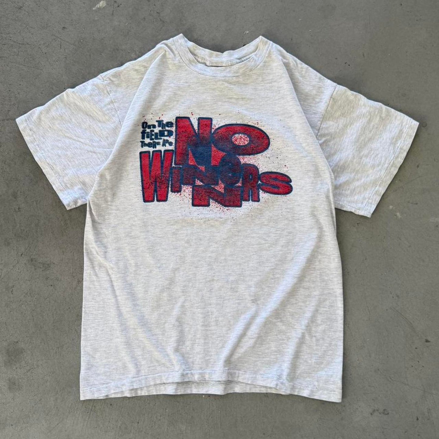 Vintage 90s Nike No Winners Only Survivors T-Shirt - X-Large