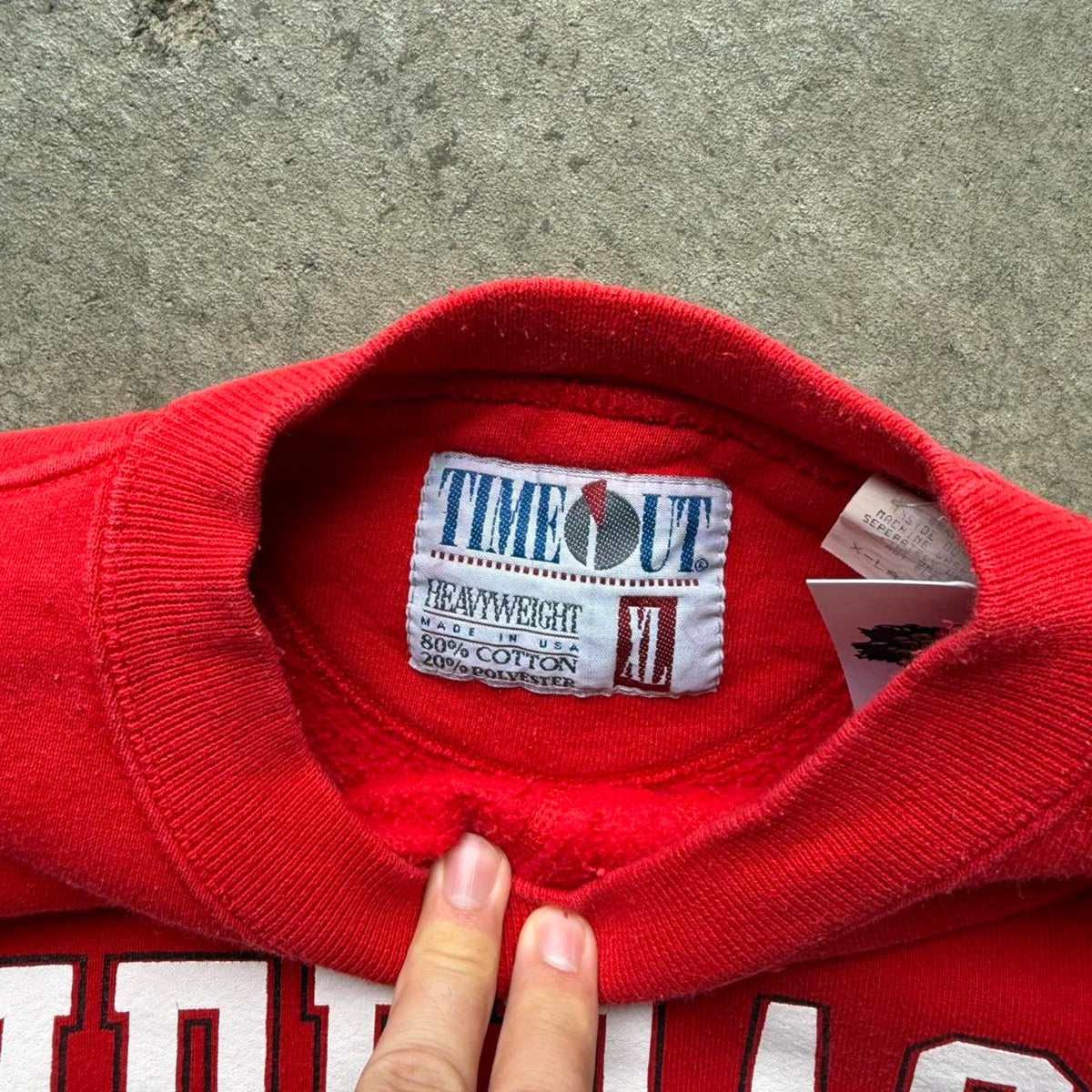 Vintage 90s Nebraska Huskers Spell Out Crewneck - X-Large