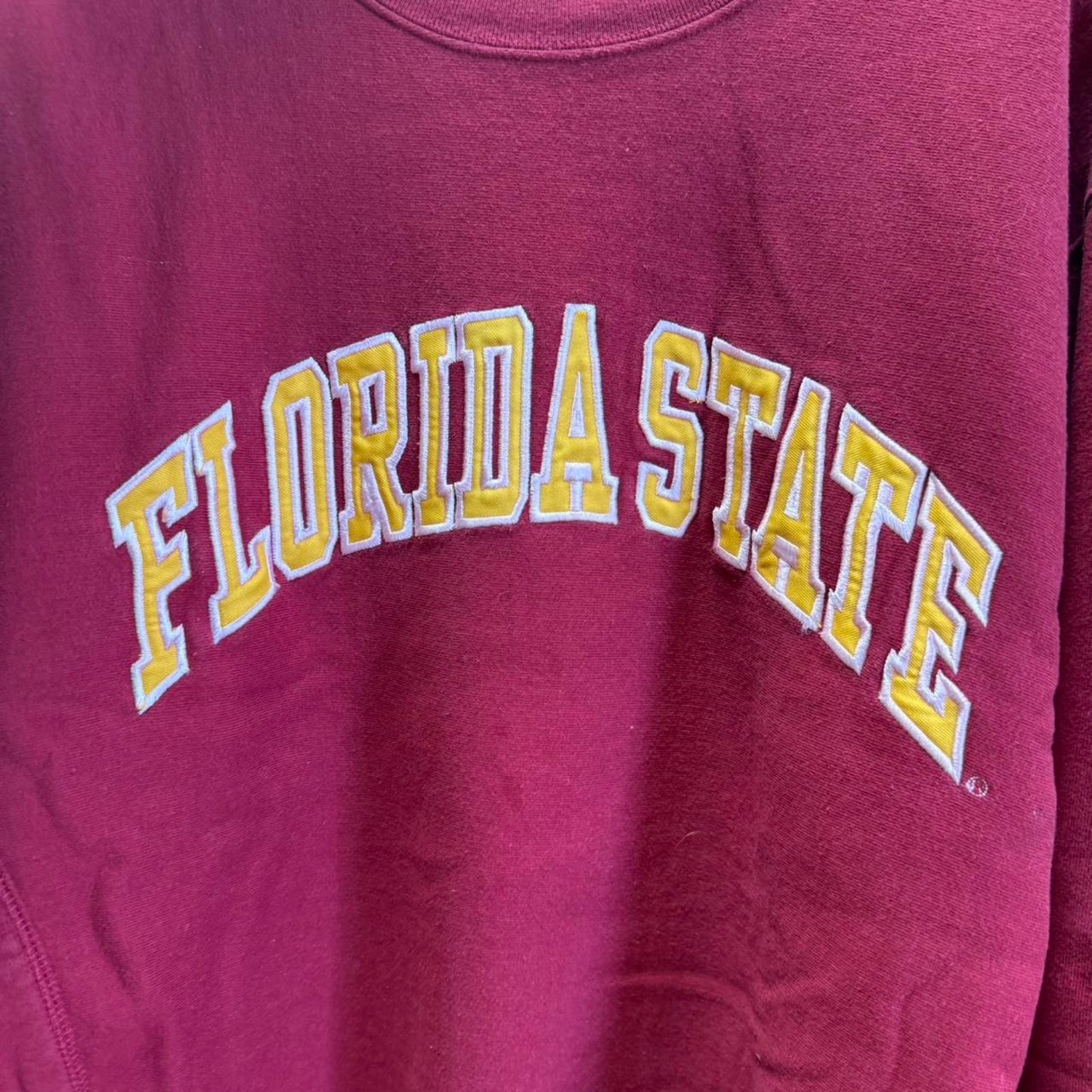 Vintage 90s Florida State Steve and Barry’s Spellout Crewneck - Large