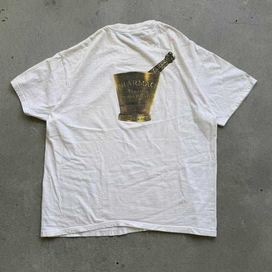Vintage 90s Claritin Pharmacy Medical Medicine T-Shirt - X-Large