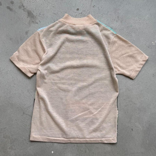 Vintage 70s Locomotive Train T-Shirt - Kids 8-10