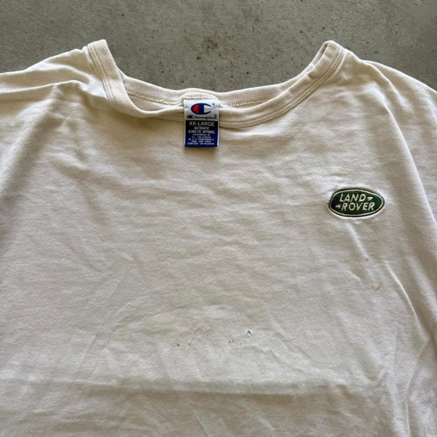 Vintage 90s Land Rover Distressed T-Shirt - X-Large