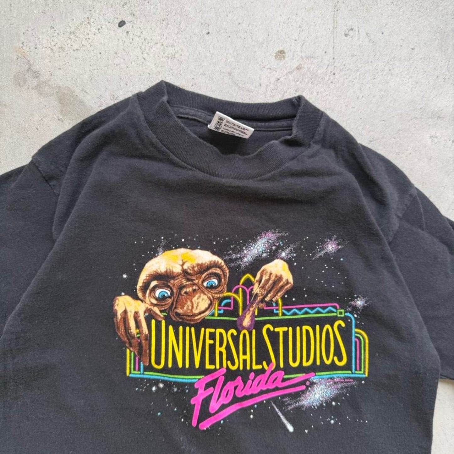 Vintage 90s Universal Studios Florida ET Movie T-Shirt - Kids Large