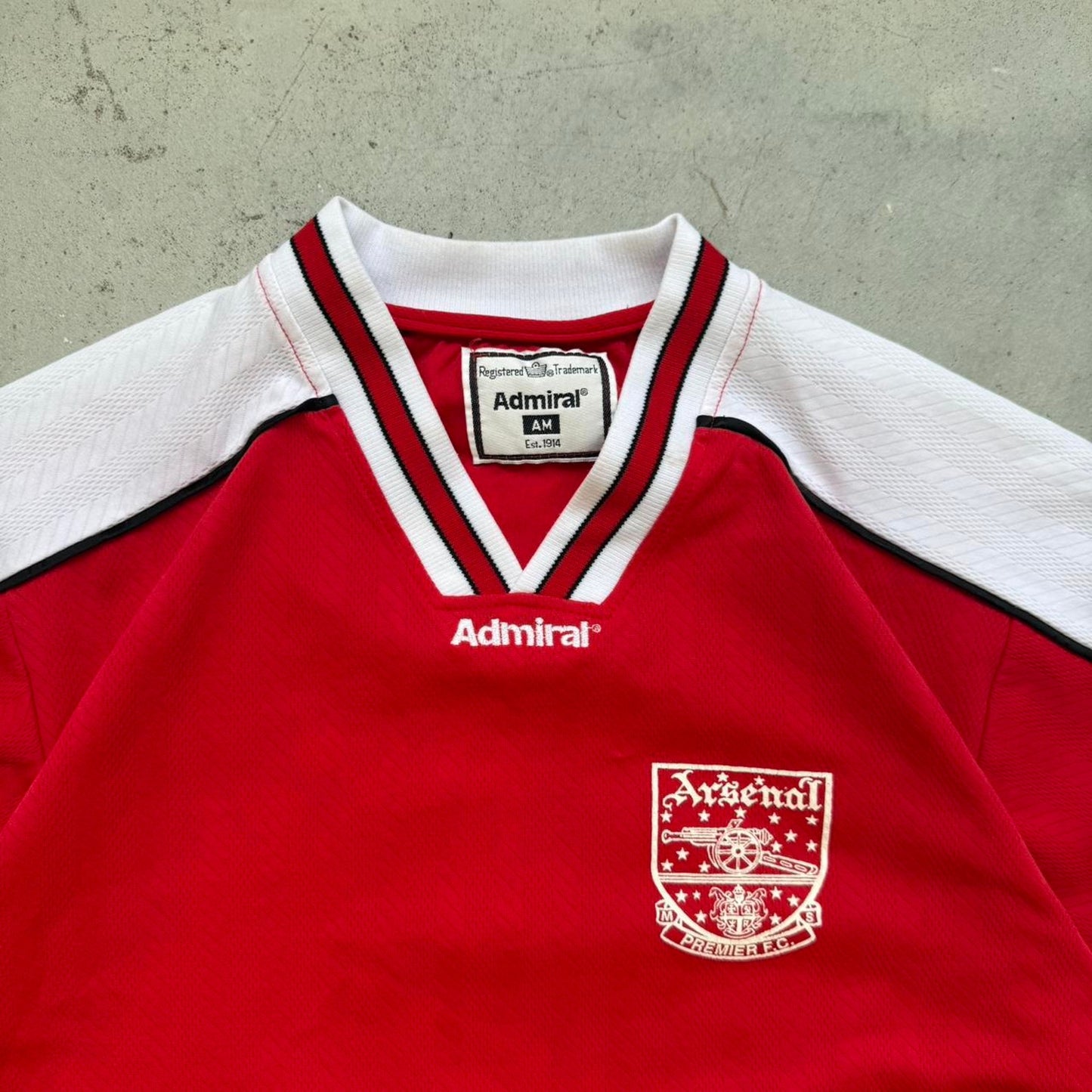 Vintage Arsenal Admiral Soccer Jersey - Large