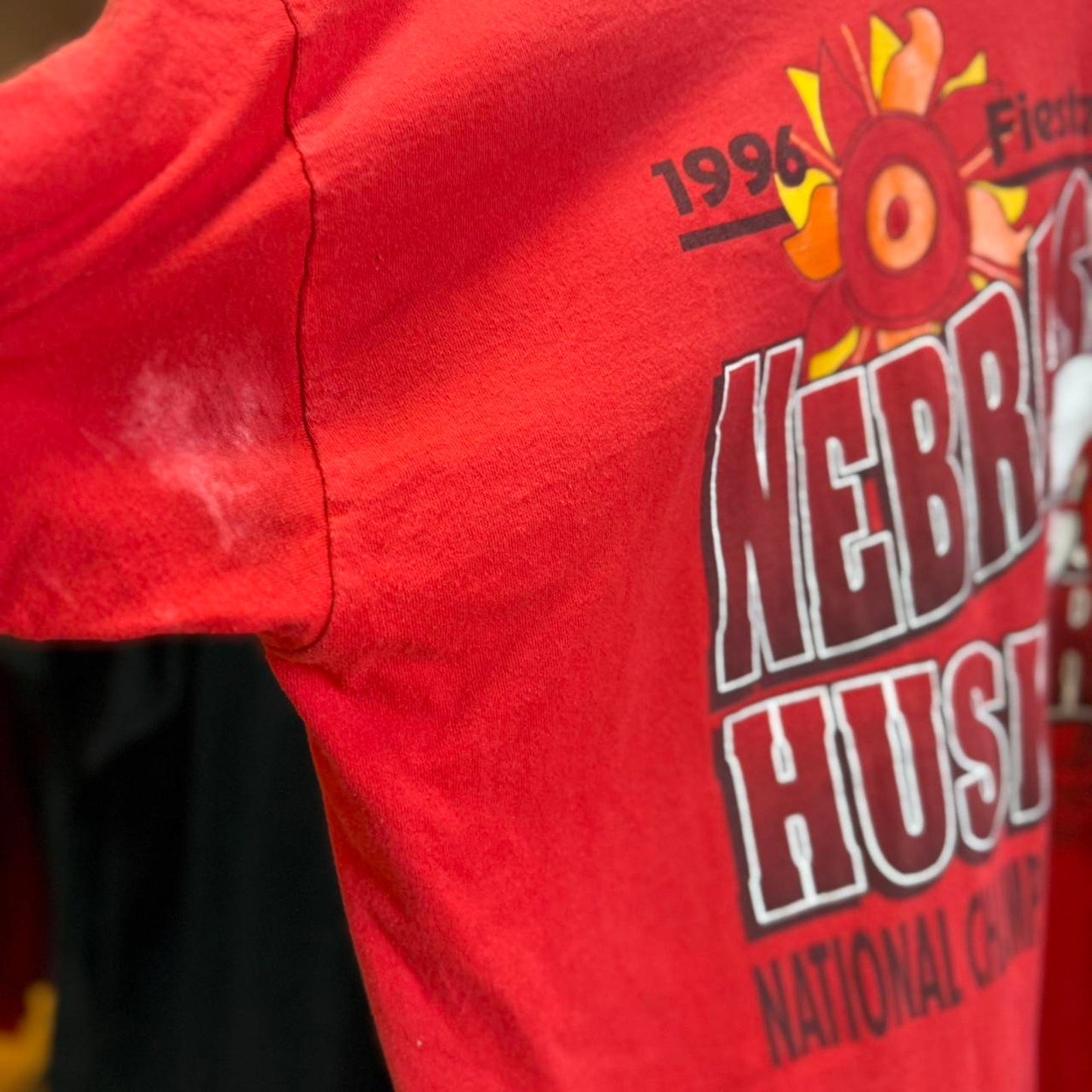 Vintage 1996 Nebraska Huskers Fiesta Bowl Football T-Shirt - XX-Large
