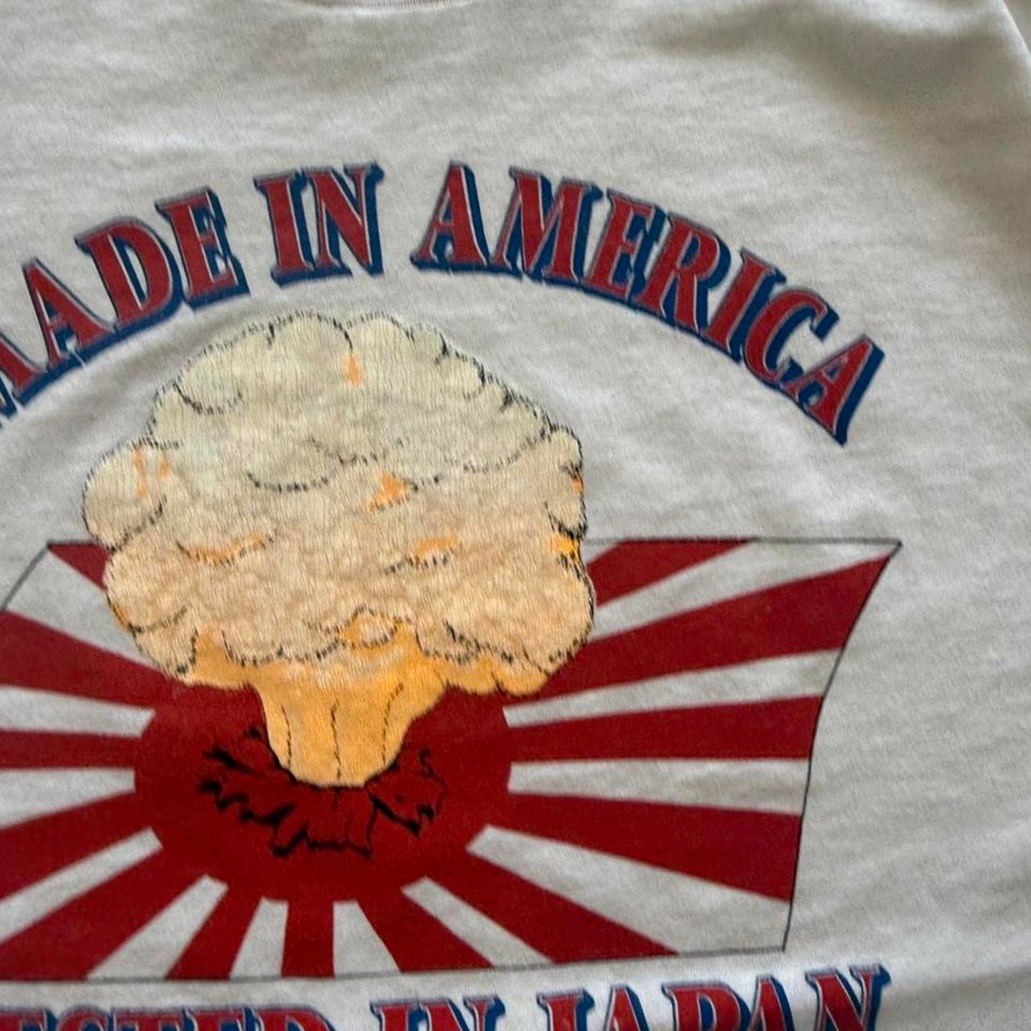 Vintage 90s Made in America Tested in Japan Nuke T-Shirt - X-Large