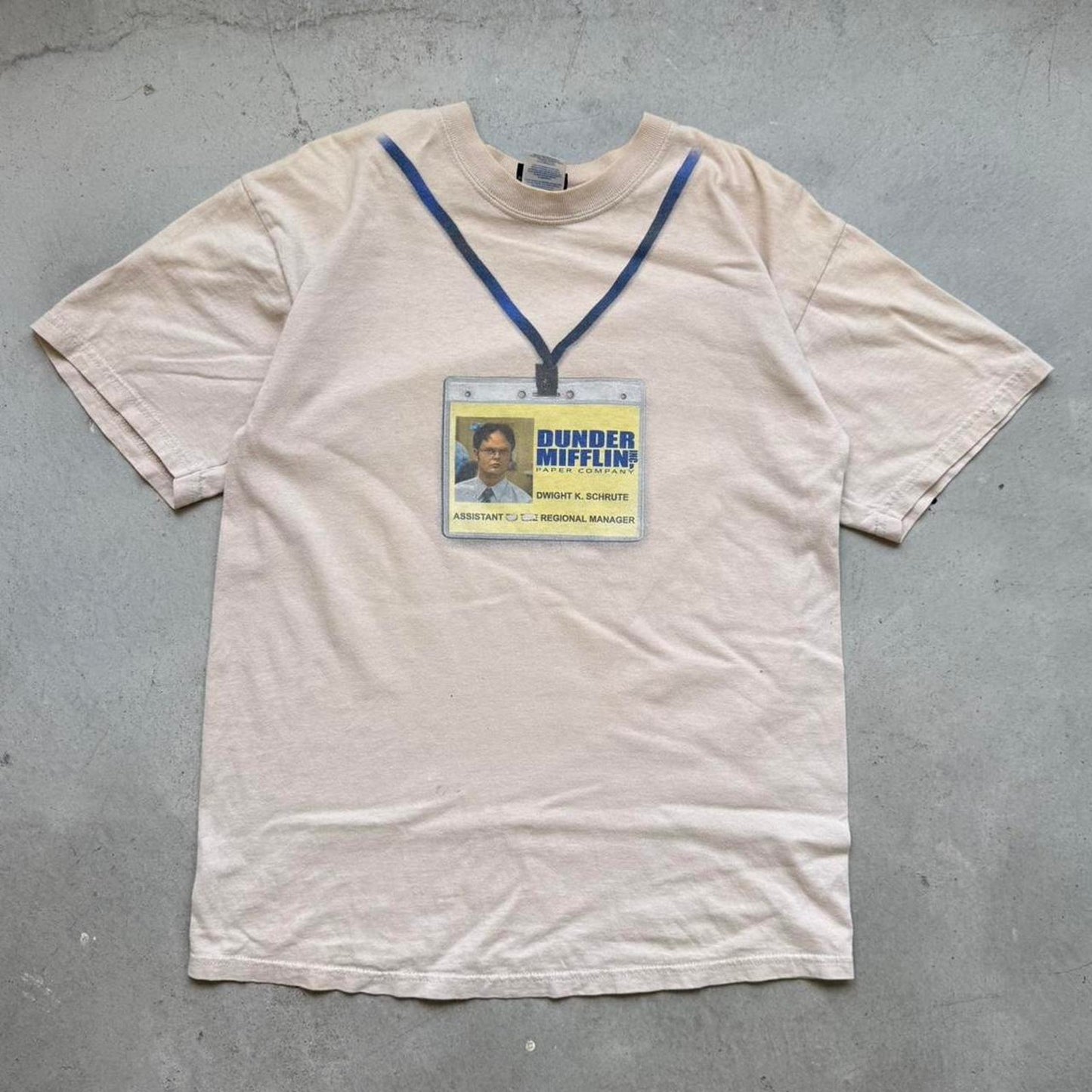 Vintage Y2K The Office Dwight Schrute TV Show T-Shirt - Medium