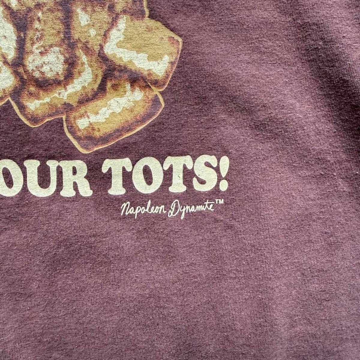 Vintage 2004 Napoleon Dynamite Tater Tots T-Shirt - Medium