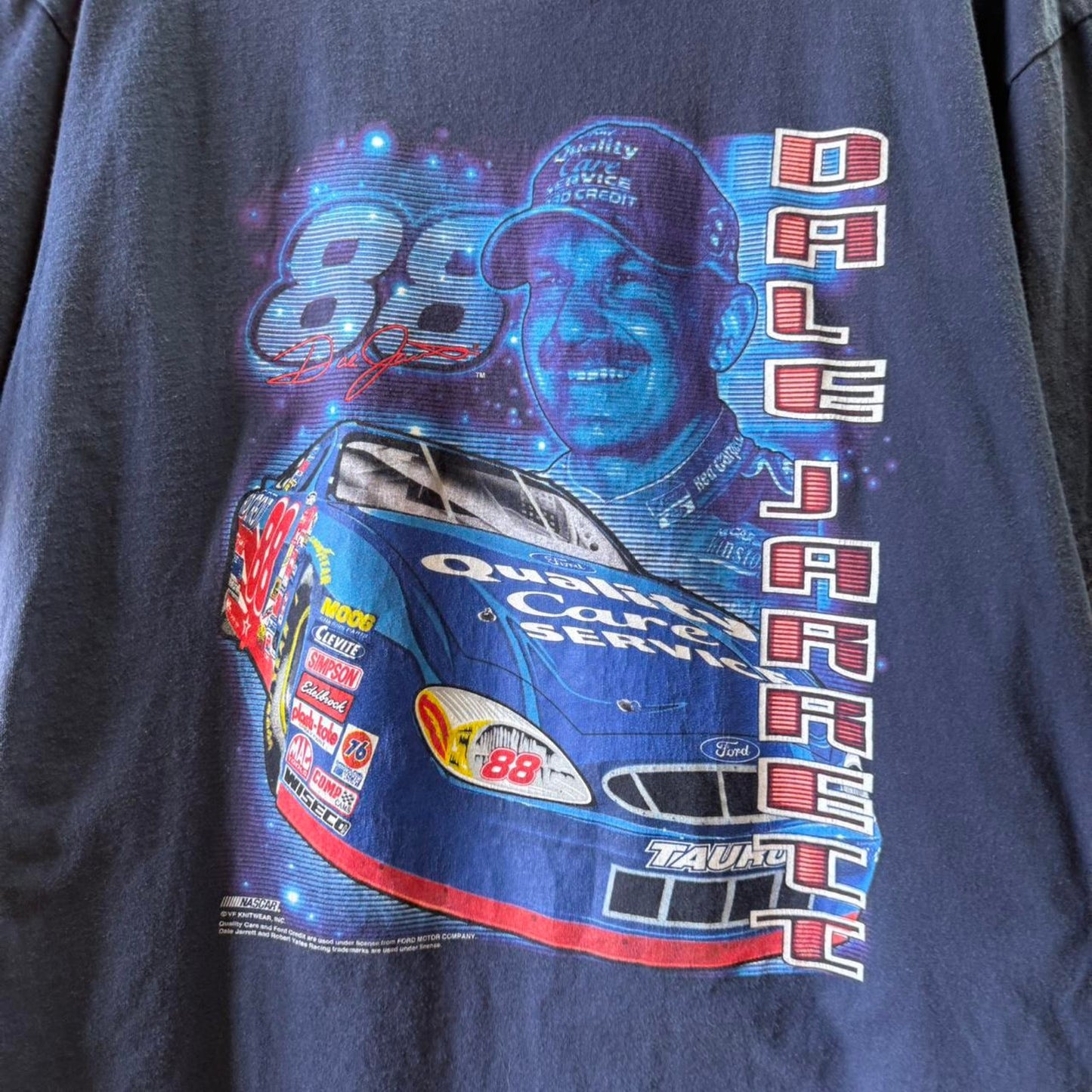 Vintage 90s Dale Earnhardt NASCAR Racing Race Car T-Shirt - Large