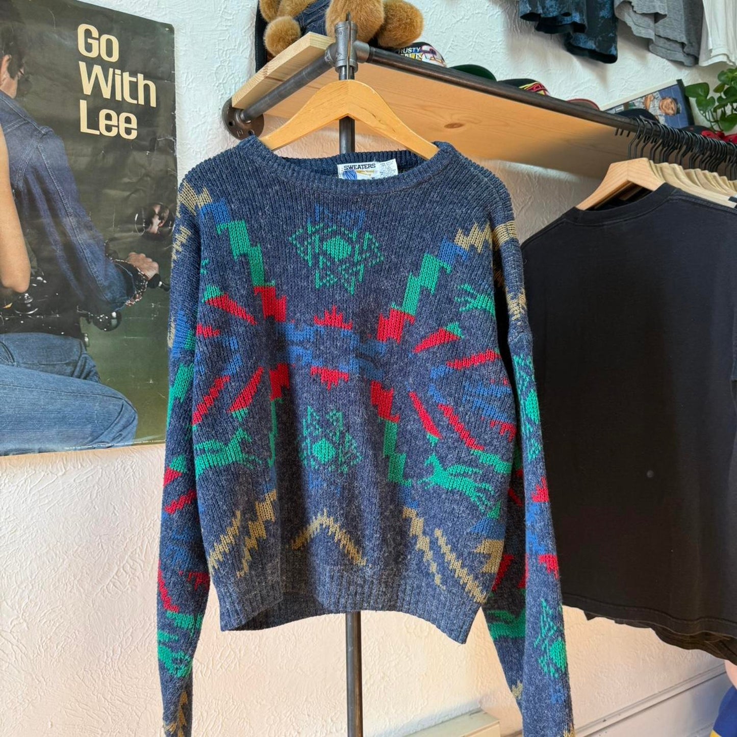 Vintage 90s Pegasus Knit Patterned Sweater - X-Large