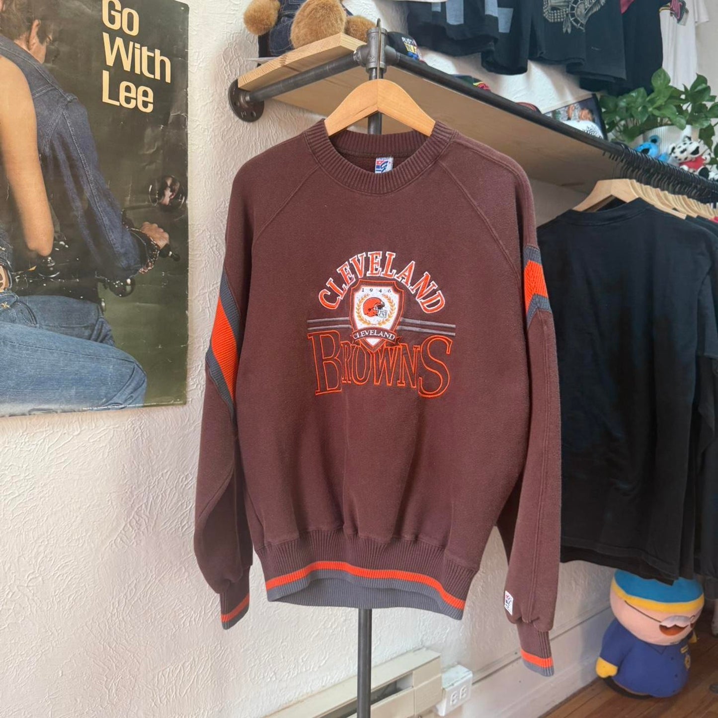 Vintage 90s Cleveland Browns NFL Football Crewneck - Medium
