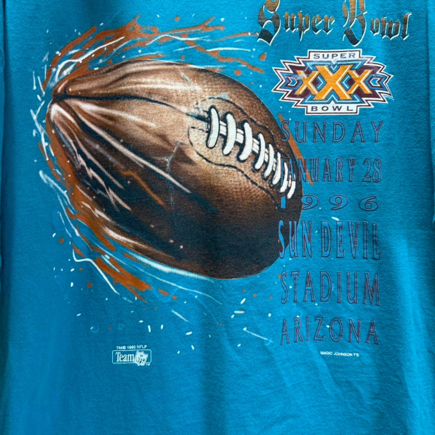 Vintage 90s Super Bowl XXX NFL Football T-Shirt
