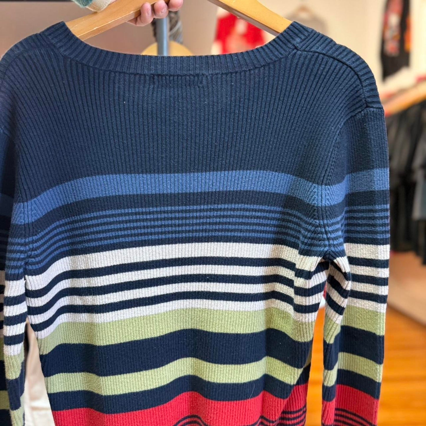 Vintage 90s Liz Clairborne Striped Sweater - X-Large (W)