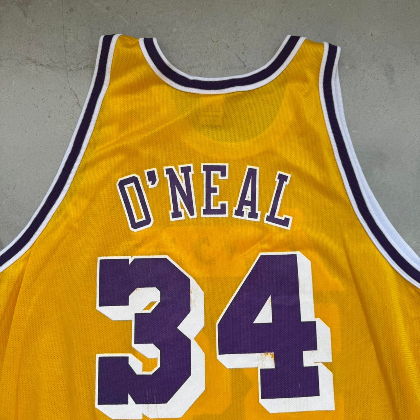 Vintage 90s Shaquielle O’Neil Shaq Lakers Champion Jersey - X-Large
