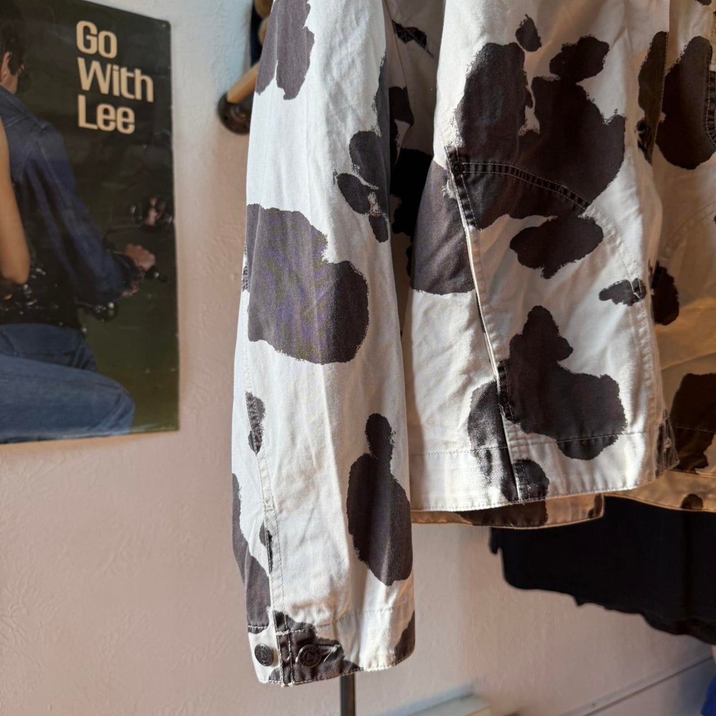 Vintage 90s Lizwear Cow Print Zip Up Jacket - Medium (W)