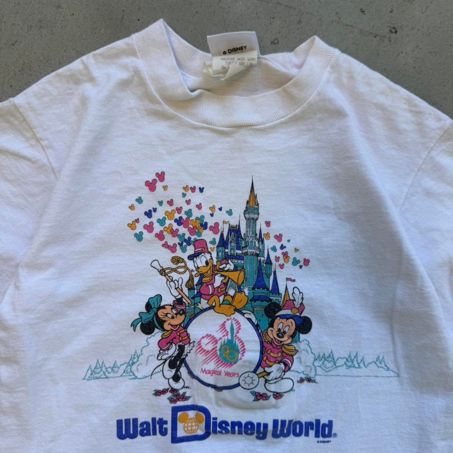Vintage 90s Walt Disney World Mickey Mouse T-Shirt - Kids 10-12