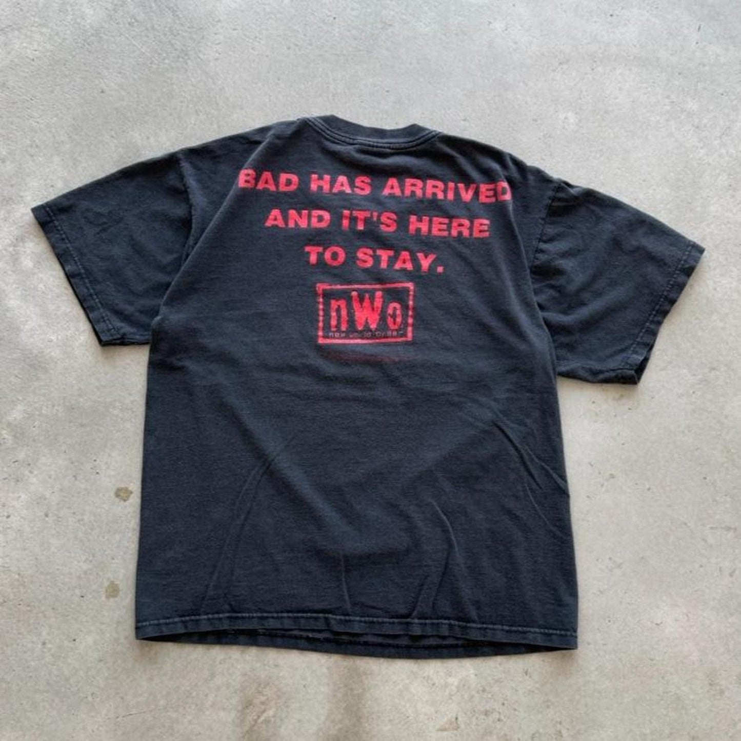 Vintage 90s NWO New World Order Wrestling T-Shirt - Large