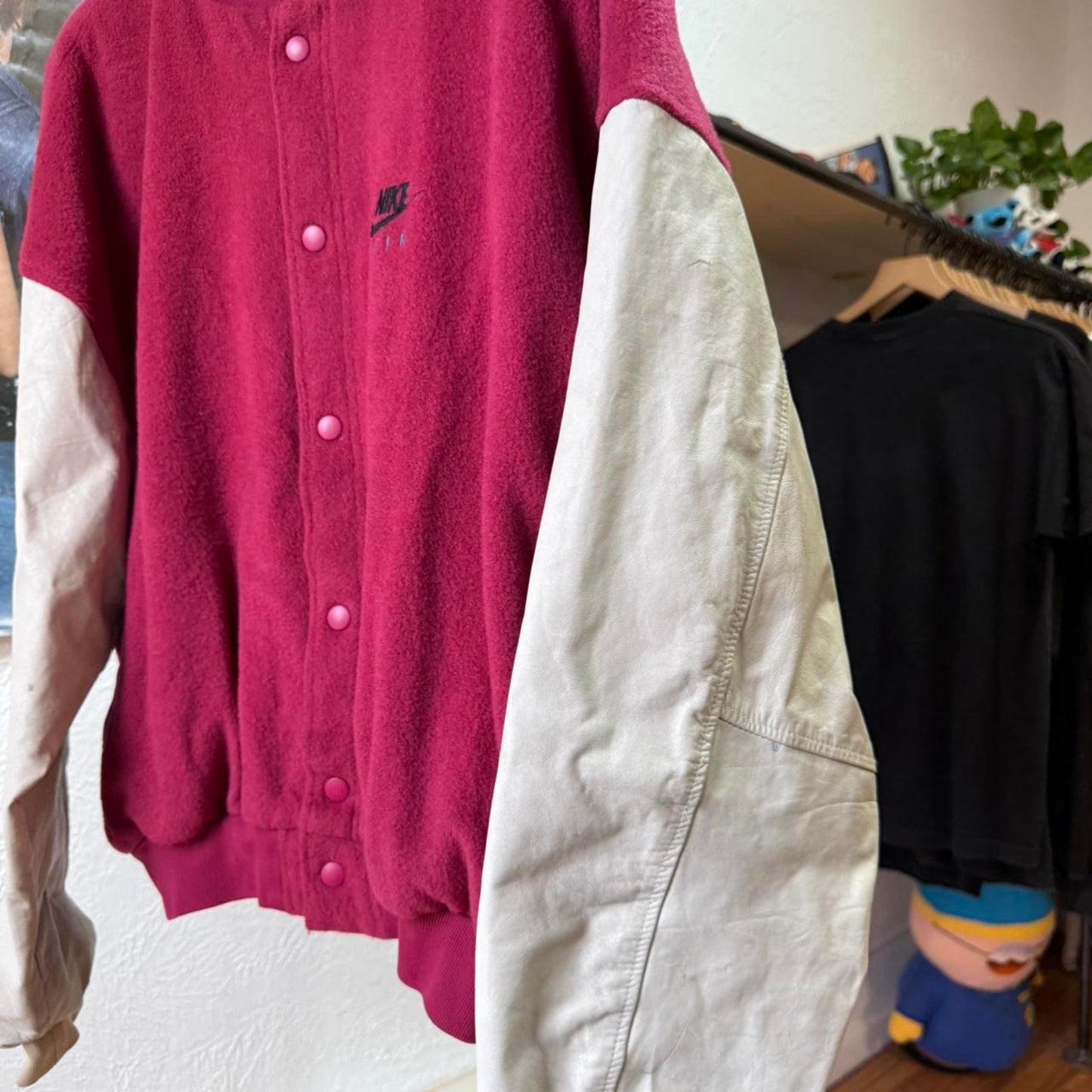 Vintage 90s Nike Air Letterman Jacket - Large