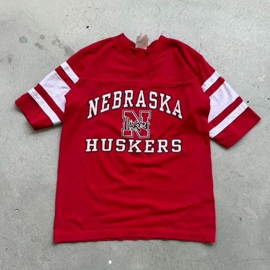 Vintage 90s Nebraska Huskers T-Shirt - Kids Large 14-16