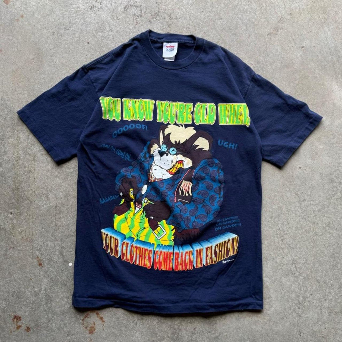 Vintage 90s You Know When You’re Old Bear T-Shirt - Large
