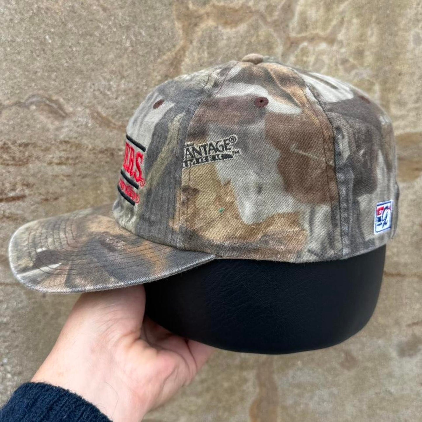Vintage 90s Hoosiers Indiana University Sample Camo Hat