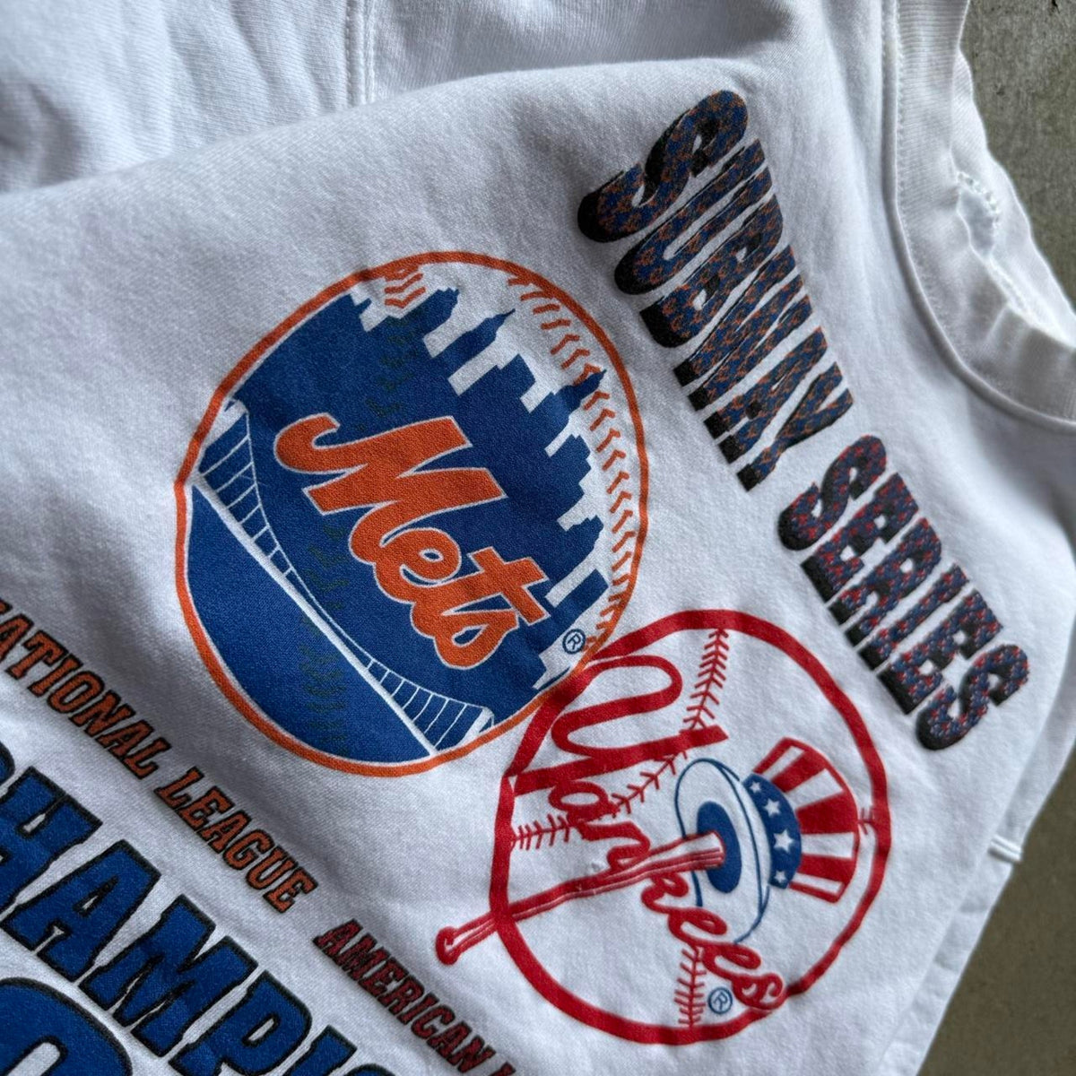 Vintage 2000 Subway Series Mets and Yankees MLB Crewneck - Large