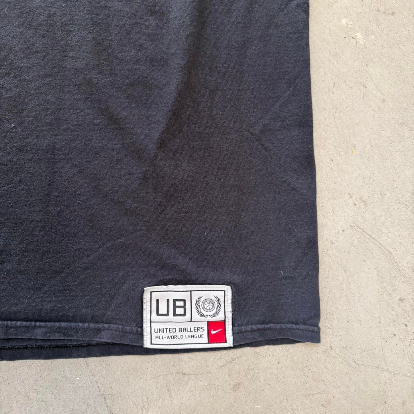 Vintage 90s Nike United Ballers Center Swoosh T-Shirt - X-Large