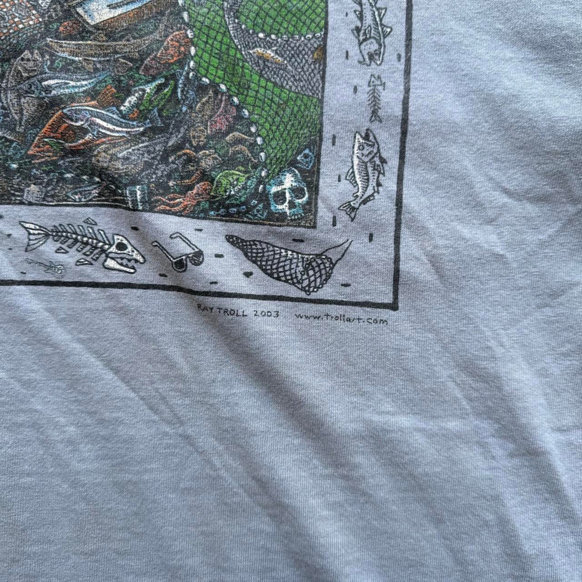 Vintage Y2K Blues in the Key of Sea Ray Troll T-Shirt - XX-Large