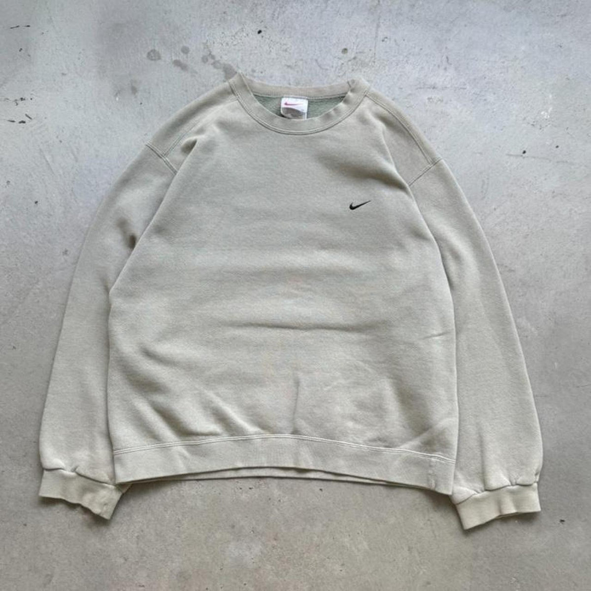 Vintage 90s Nike Pistachio Side Swoosh Crewneck - Medium