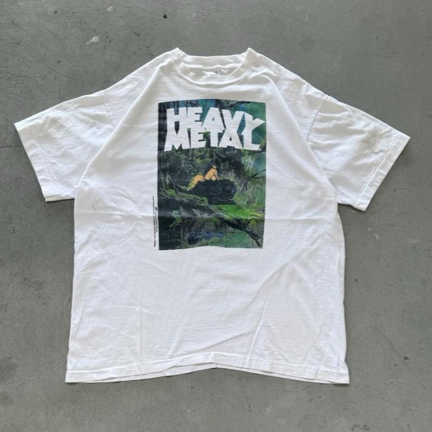 Vintage 90s Heavy Metal Animated Comic T-Shirt - X-Large