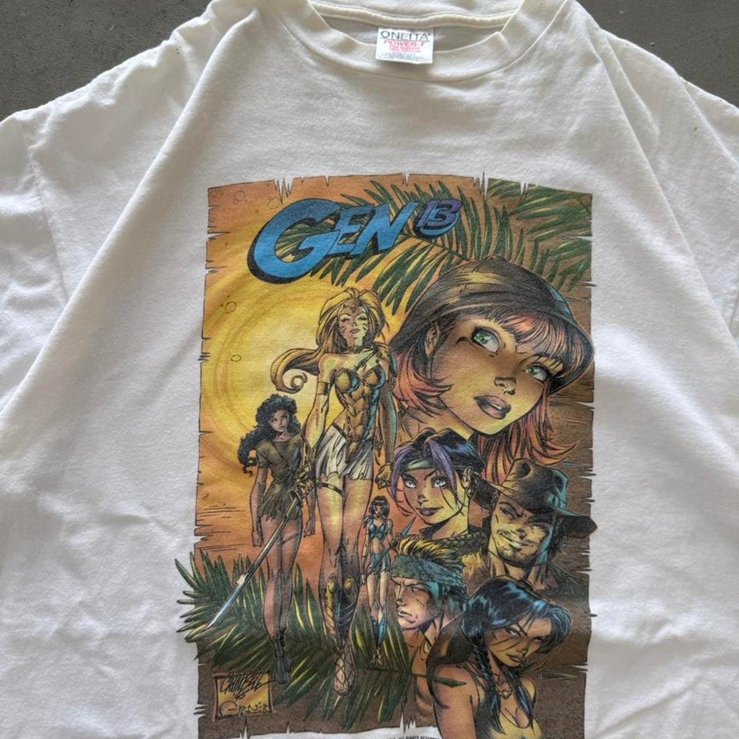 Vintage Gen 13 Comic Anime T-Shirt - X-Large