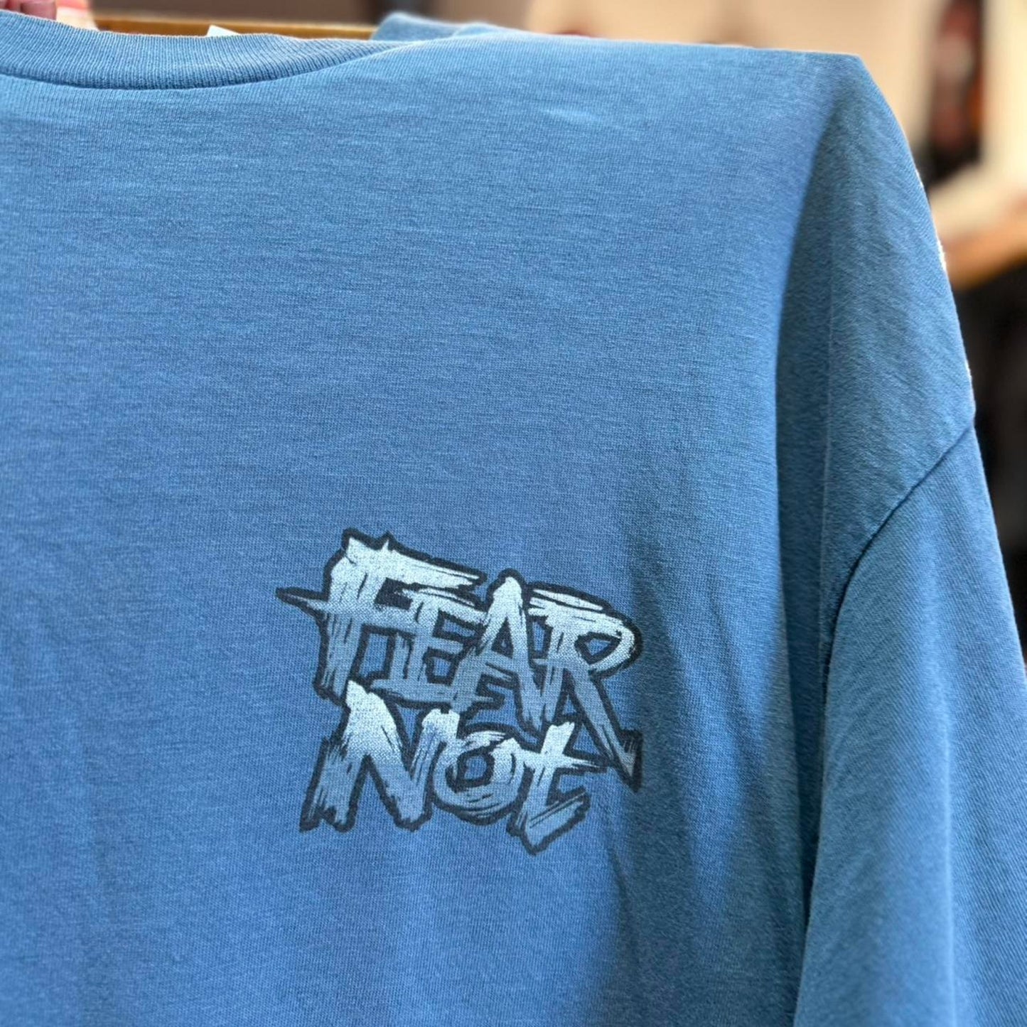 Vintage 90s Fear Not Bible Jesus Christian T-Shirt - X-Large