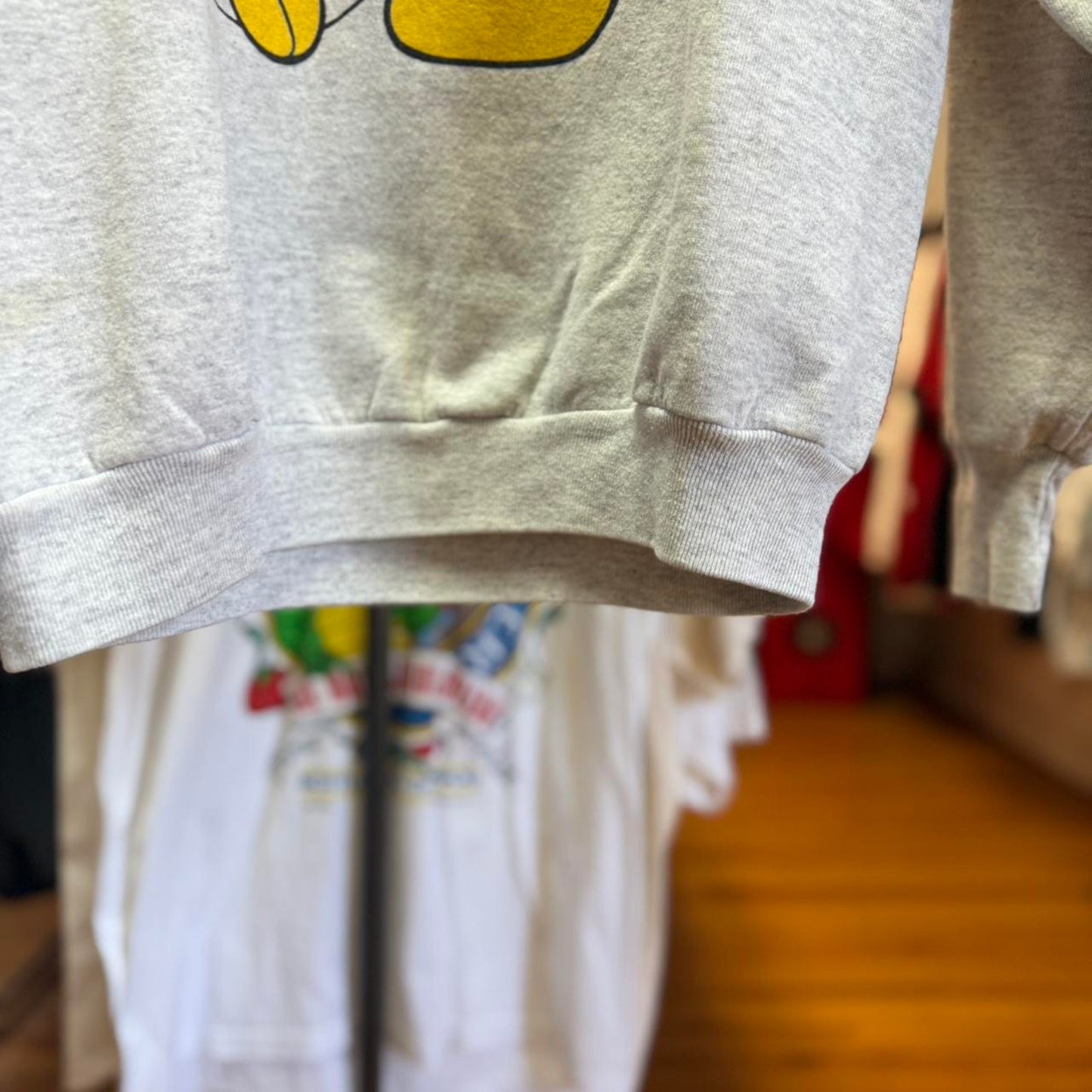 Vintage 80s Mickey Mouse Disney Cartoon Crewneck - Large