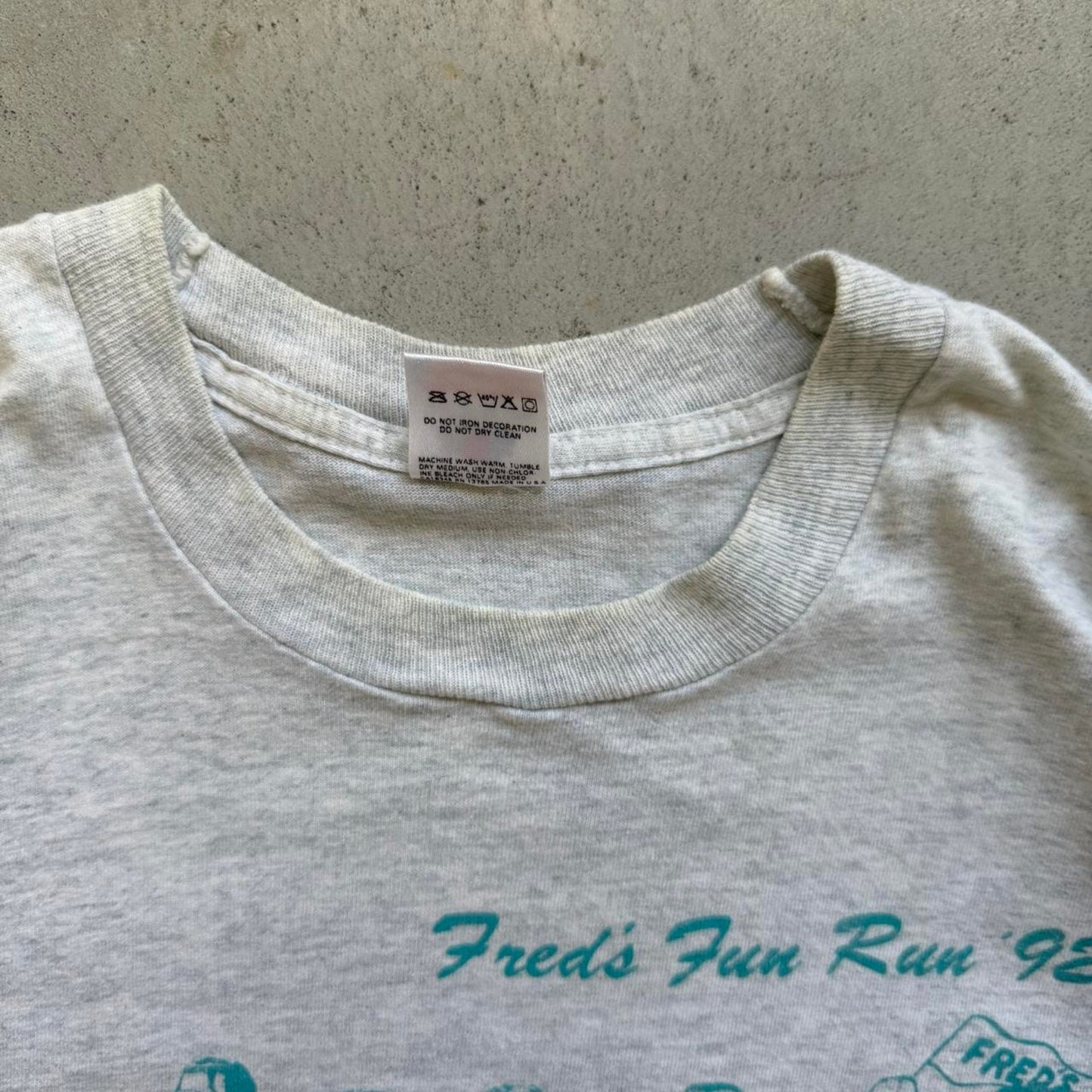 Vintage 1992 Fred’s Fun Run Poker Biker Motorcycle T-Shirt - X-Large