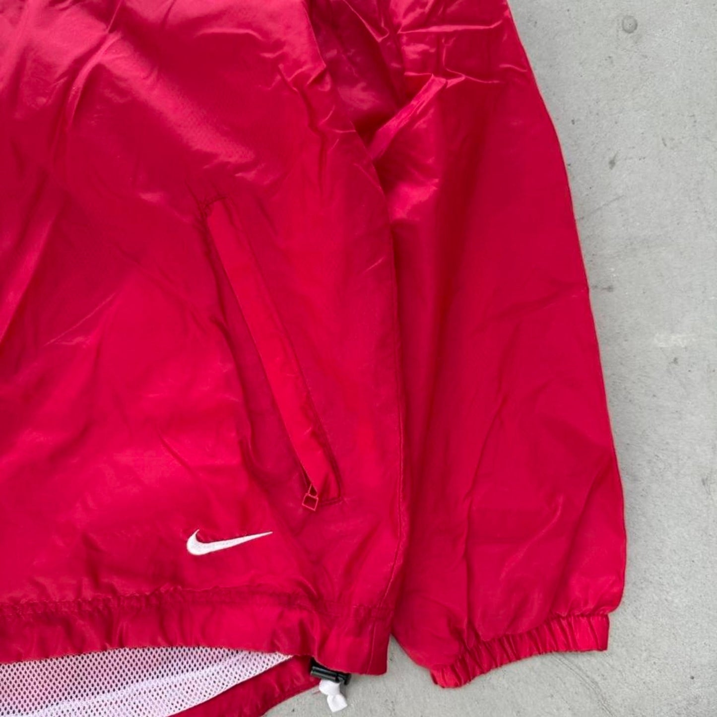 Vintage 90s Nike Side Swoosh Windbreaker Jacket - Medium