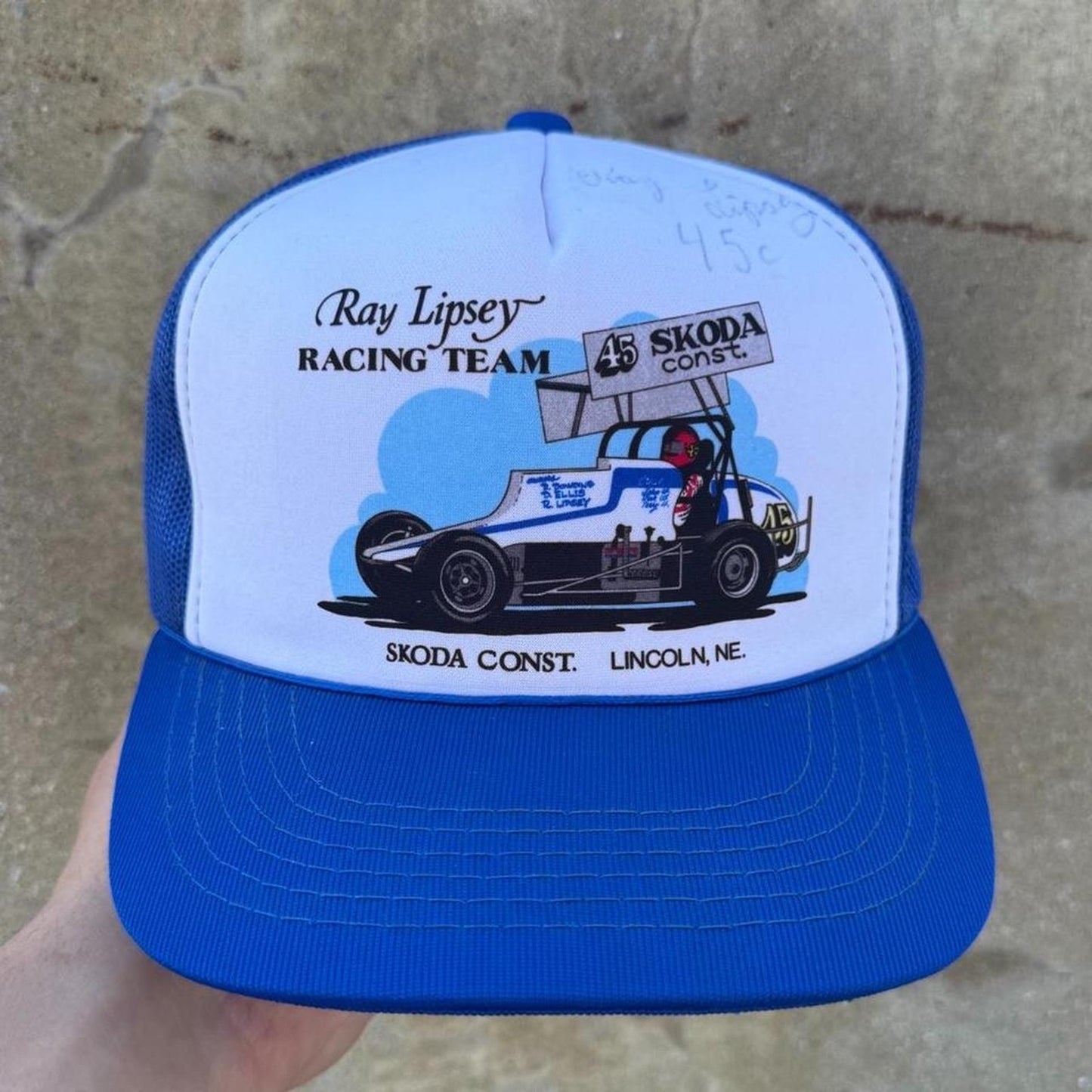 Vintage 80s Dirt Track Racing Lincoln Nebraska Trucker Cap
