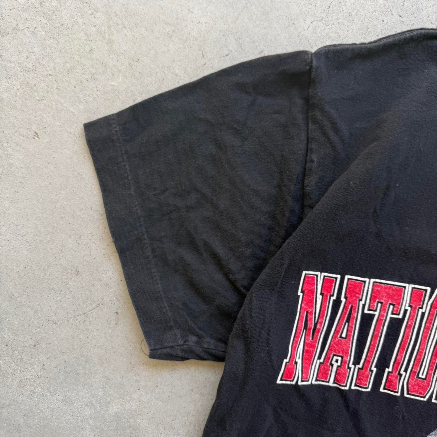 Vintage 1995 National Champs Nebraska Huskers Helmet T-Shirt - Large