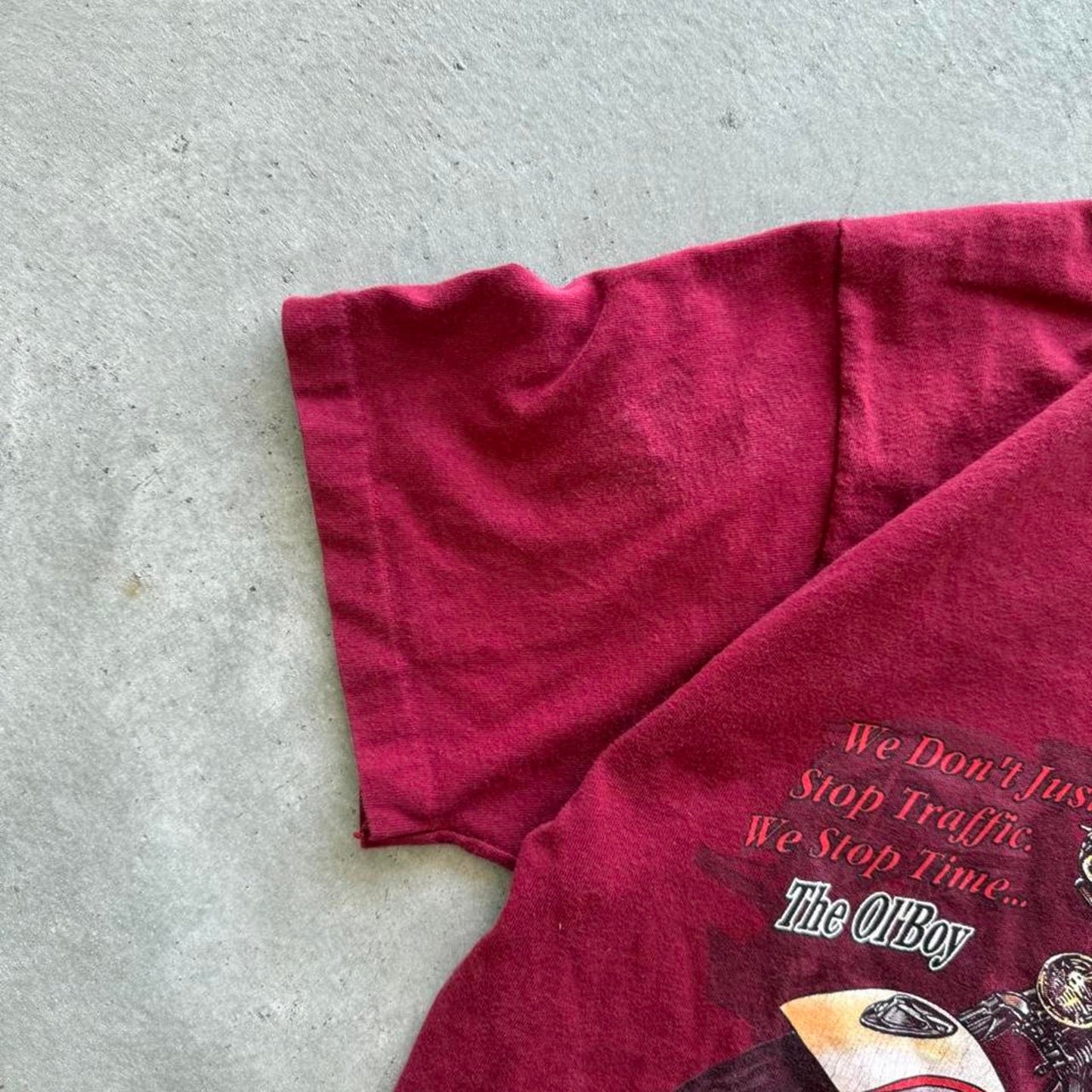 Vintage 90s Harley Davidson Motorcycles Alabama Biker T-Shirt - Large