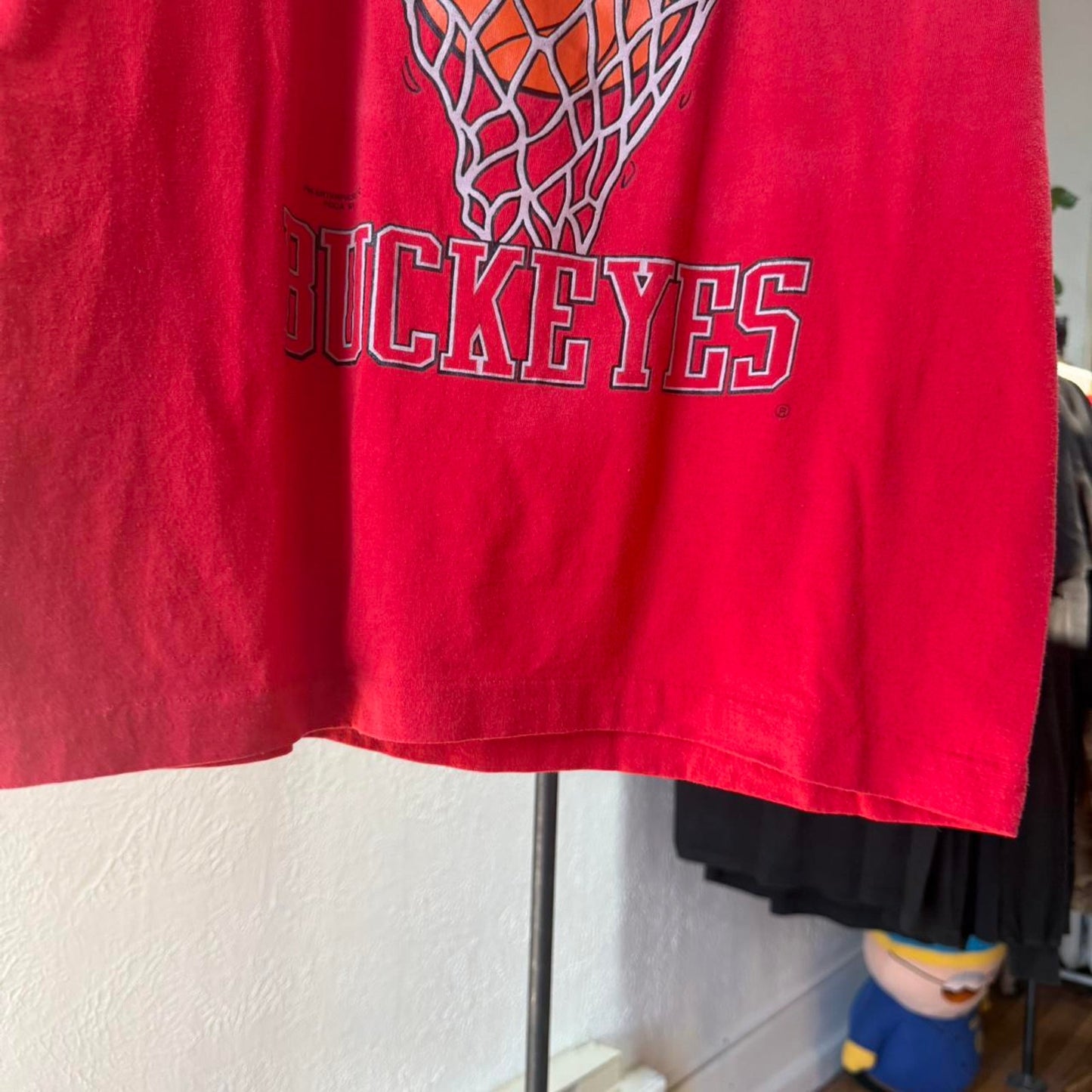 Vintage 90s Ohio State Basketball T-Shirt - Large