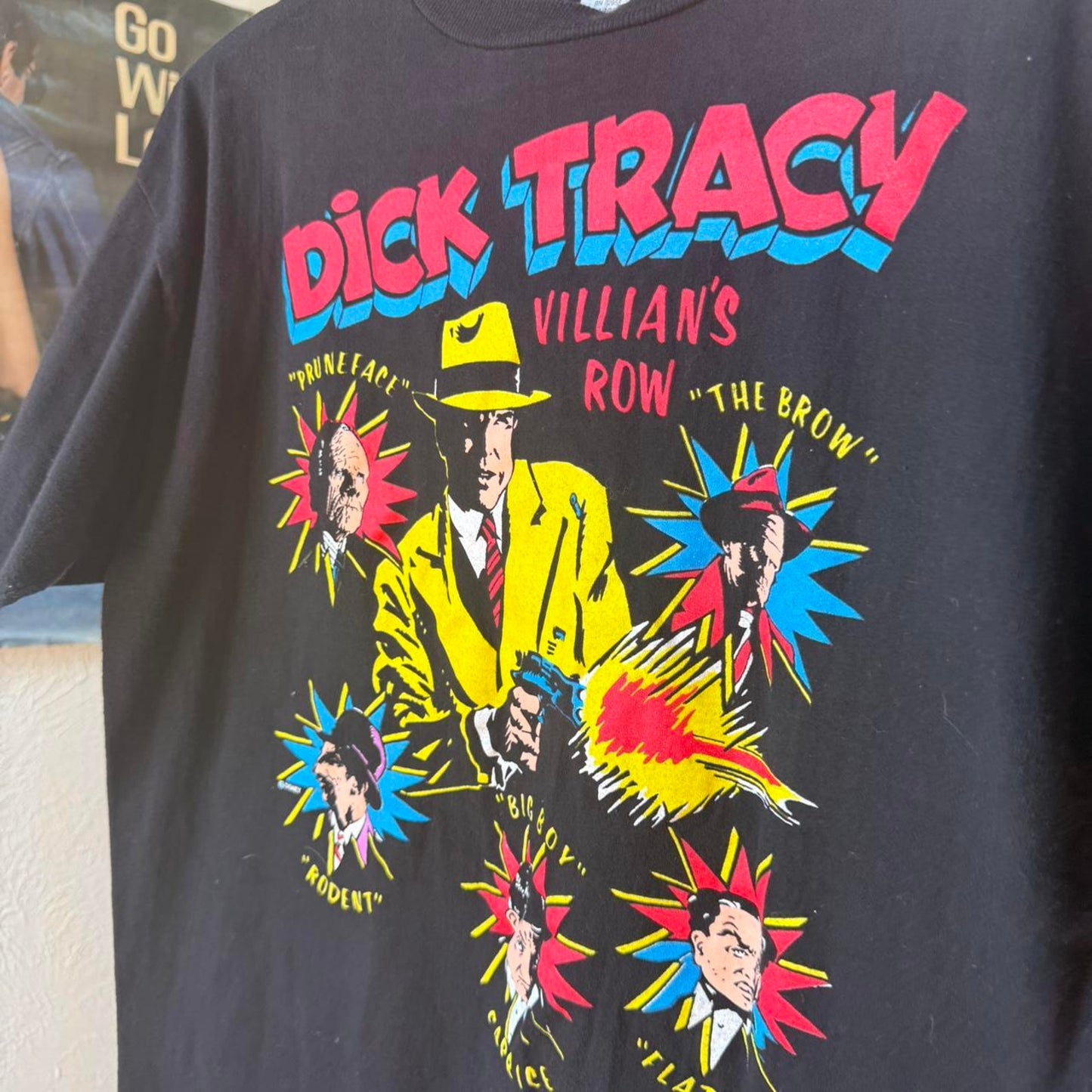 Vintage 90s Dick Tracy Villians Row TV Show Disney T-Shirt - Large