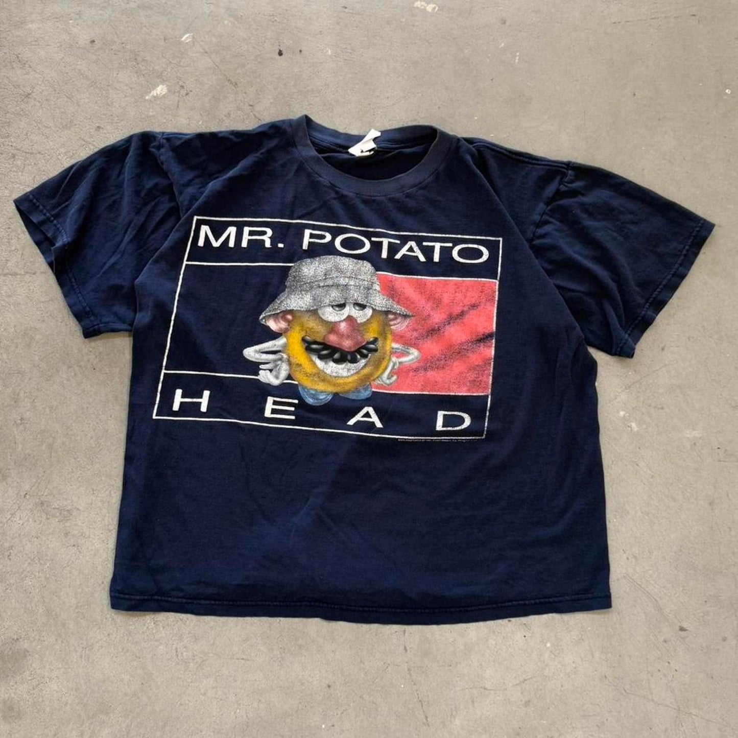 Vintage 90s Mr Potato Head Tommy Hilfiger T-Shirt - Large