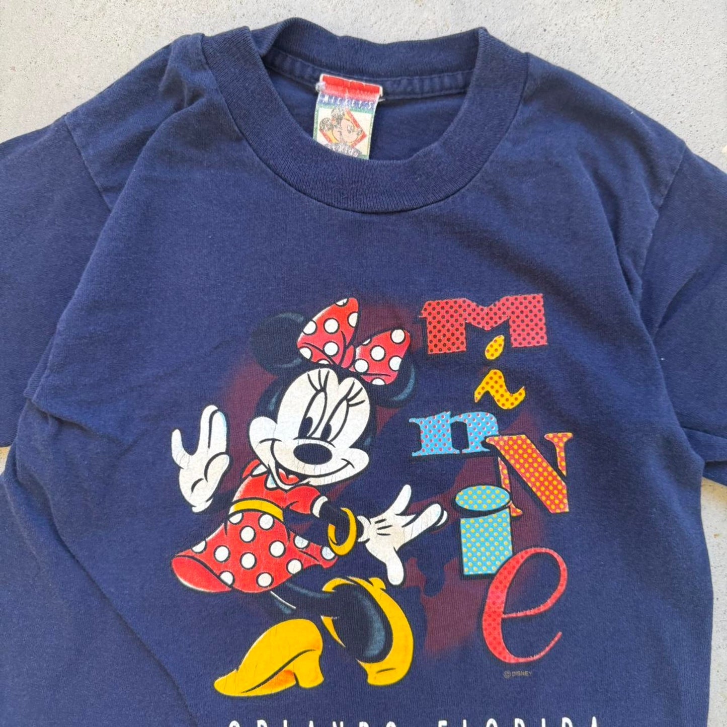 Vintage 90s Disney Minnie Mouse T-Shirt - Kids Medium