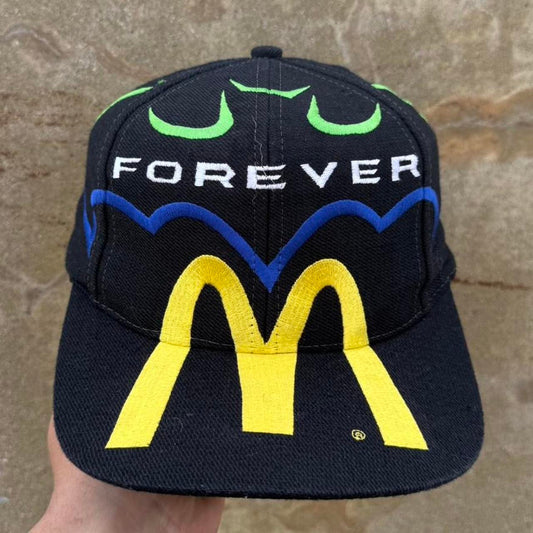 Vintage 90s Batman Forever McDonald’s Bill Elliot NASCAR Snapback