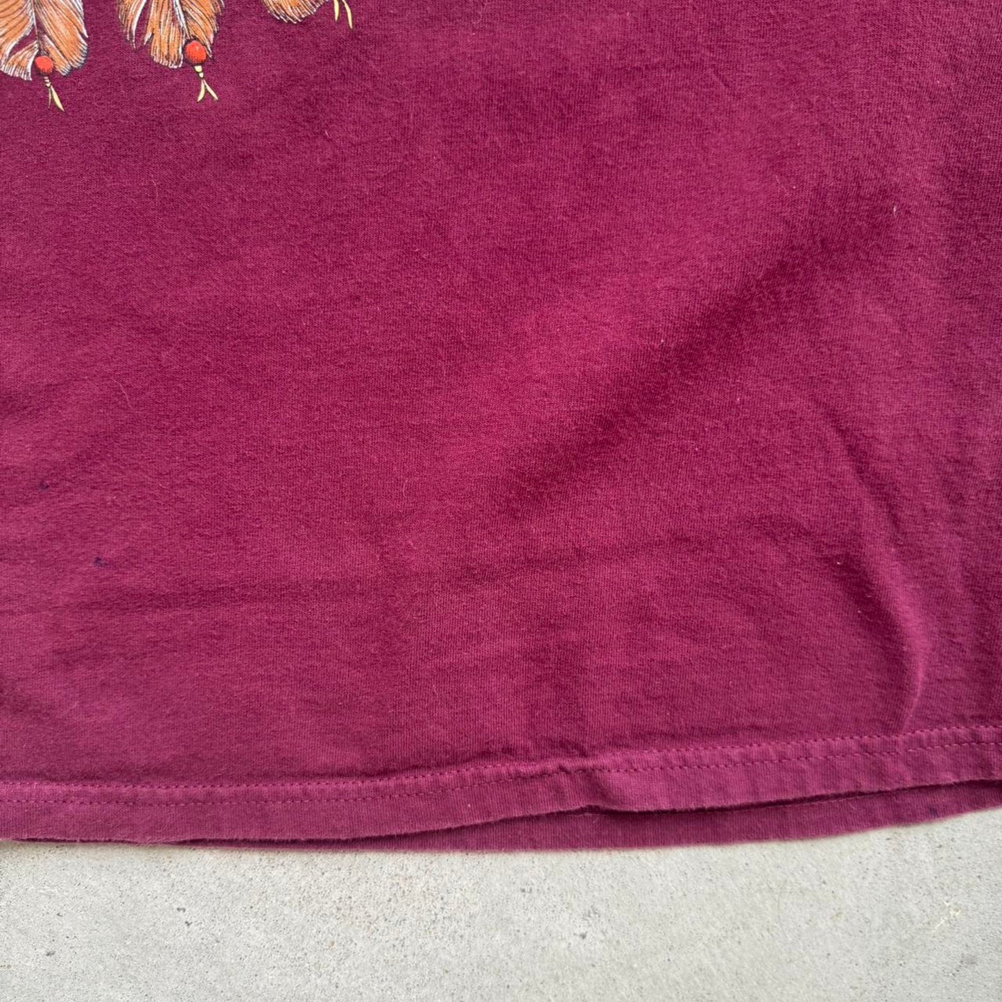 Vintage Deadwood South Dakota Native American T-Shirt - Large