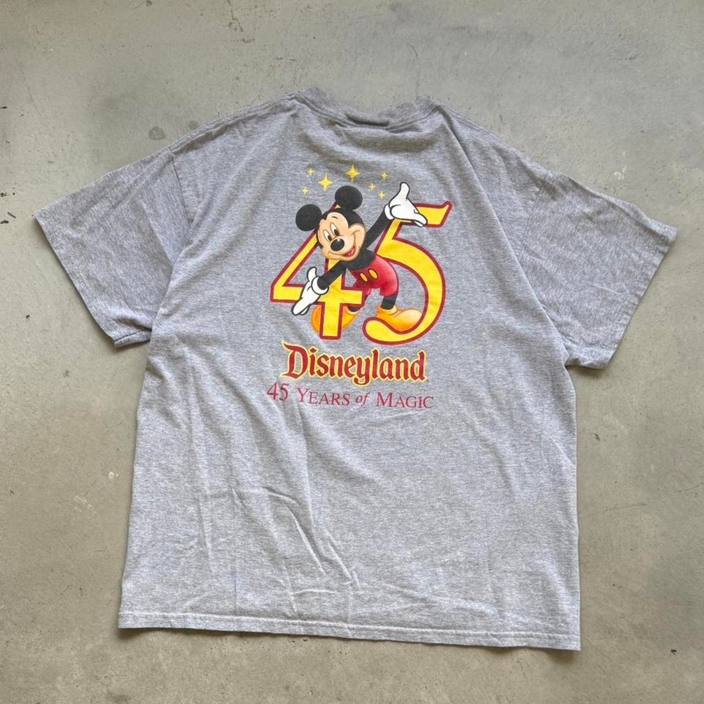 Vintage Disneyland 45 Years of Magic Mickey Mouse T-Shirt - X-Large