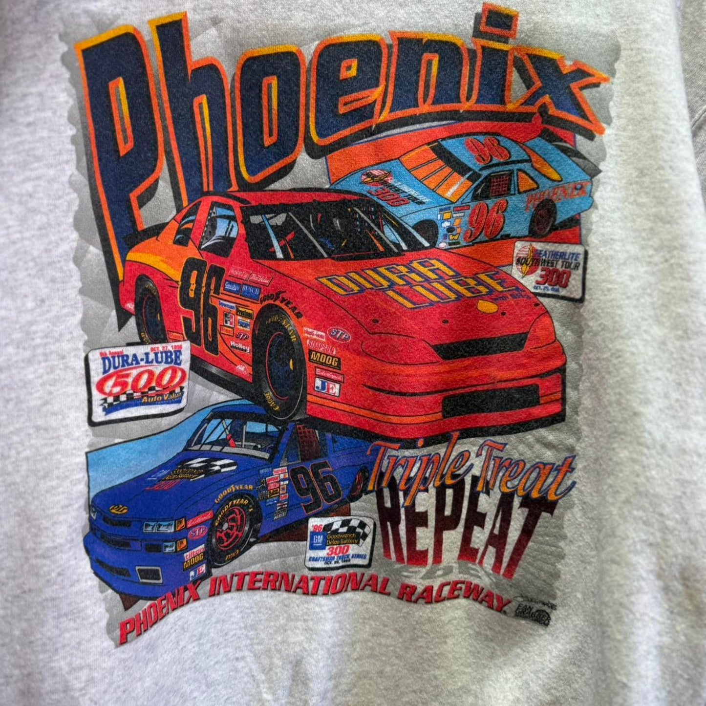 Vintage 90s NASCAR Phoenix Racing Racecar Crewneck - Large